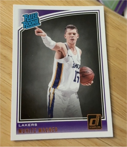 2018-19 Donruss Rated Rookie #197 Moritz Wagner — front