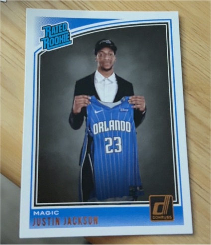 2018-19 Panini Donruss #183 Justin Jackson — front