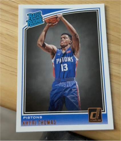 2018-19 Donruss #173 Khyri Thomas — front