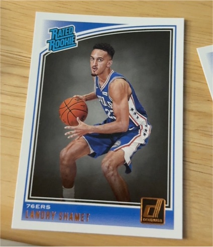 2018-19 Donruss Rated Rookie #158 Landry Shamet — front