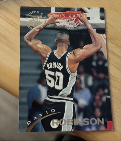 1994-95 Topps Stadium Club #160 David Robinson — front