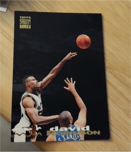 1993 Topps Stadium Club #328 David Robinson — front