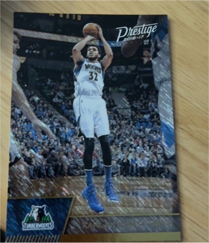 2016-17 Panini Prestige #60 Karl-Anthony Towns — front