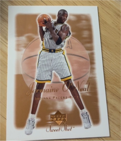 2001-02 Upper Deck Sweet Shot #33 Jermaine O'Neal — front
