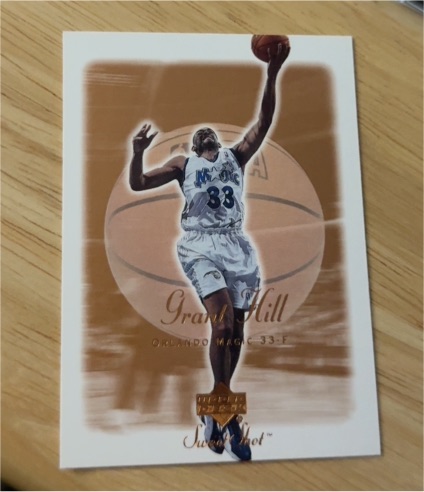2001-02 Upper Deck Sweet Shot #63 Grant Hill — front
