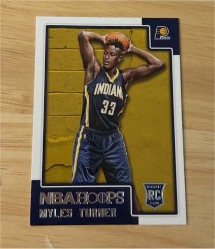 2015-16 Panini NBA Hoops #272 Myles Turner — front