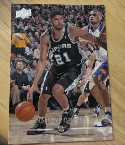 2008-09 Upper Deck #172 Tim Duncan — front