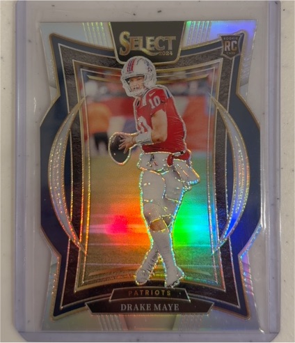 2024 Panini Select Concourse #27 Drake Maye Rookie Card — front