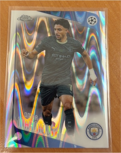 2025-26 Topps Chrome UEFA Champions League #80 Omar Marmoush — front