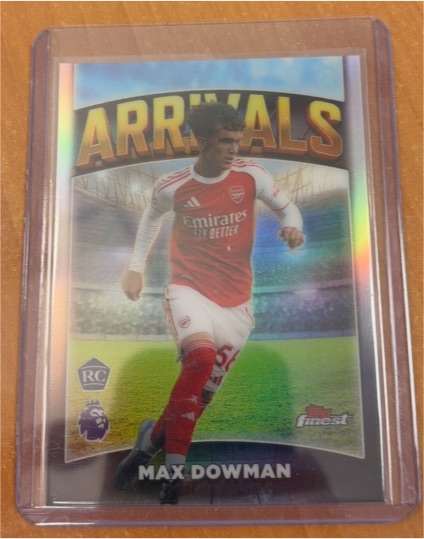 2026 Topps Finest Premier League #AV-6 Max Dowman Arrivals — front