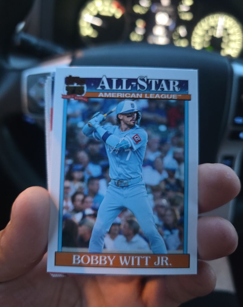 2026 Topps Series 2 1991 All-Stars #91AS-24 Bobby Witt Jr. — front
