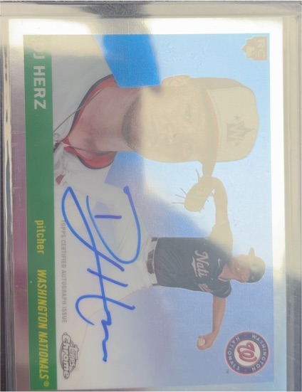2025 Topps Chrome Platinum #CPA-DH DJ Herz — front