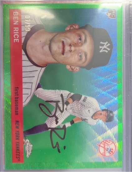 2025 Topps Chrome Platinum #311 Ben Rice — front