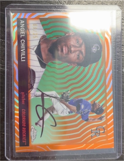 2025 Topps Chrome Platinum #339 Angel Chivilli — front
