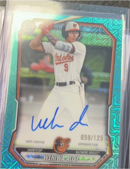 2026 Topps Bowman Chrome #BMA-WA Wehiwa Aloy — front