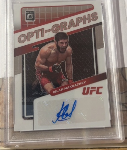 2022 Donruss Optic UFC Opti-Graphs #OG-IKM Islam Makhachev — front