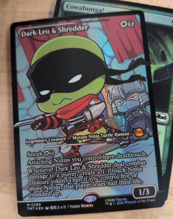 2026 MTG Teenage Mutant Ninja Turtles #289 Dark Leo & Shredder — front