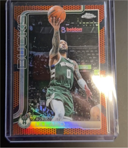 2025-26 Topps Chrome #153 Damian Lillard — front