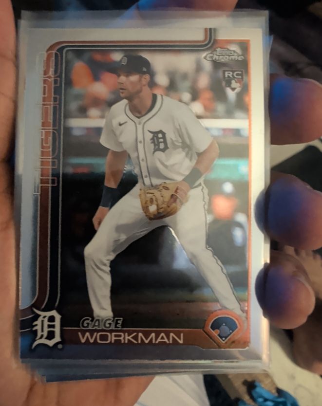 2025 Topps Chrome Update #USC21 Gage Workman — front