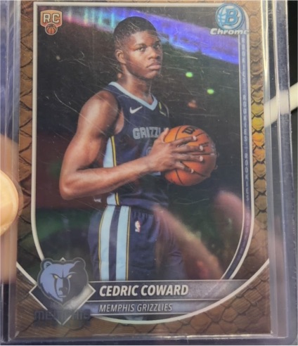 2025-26 Bowman Chrome #BCV-11 Cedric Coward — front