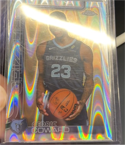 2025-26 Topps Chrome #261 Cedric Coward — front