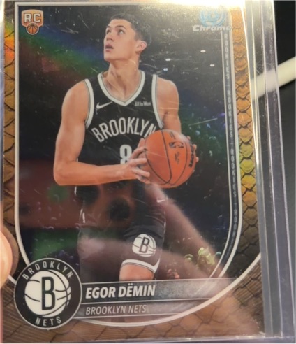2025-26 Bowman Chrome #BCV-8 Egor Demin — front