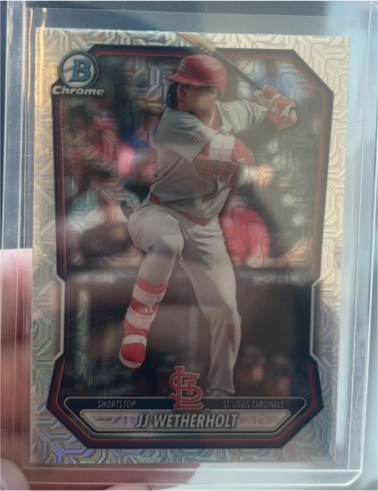 2026 Bowman Chrome #BCP-115 JJ Wetherholt — front
