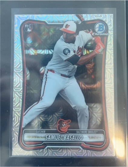 2026 Bowman Chrome #93 Samuel Basallo — front