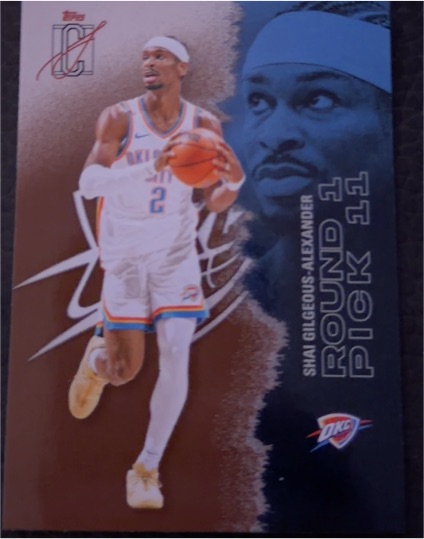 2025-26 Topps Signature Class #54 Shai Gilgeous-Alexander — front