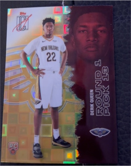 2025-26 Topps Signature Class #110 Derik Queen — front
