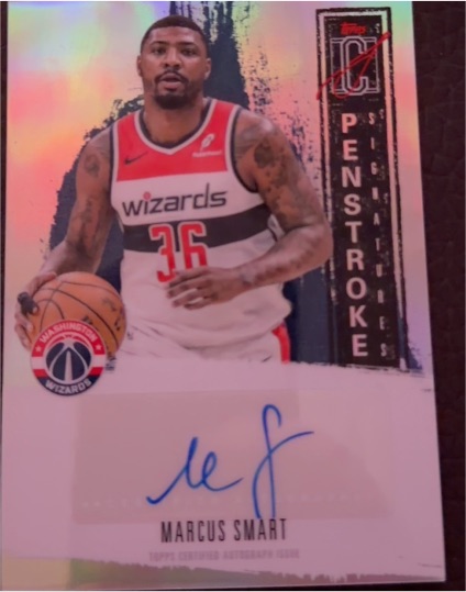 2026 Topps Signature Class Penstroke Signatures #PS-MS Marcus Smart — front