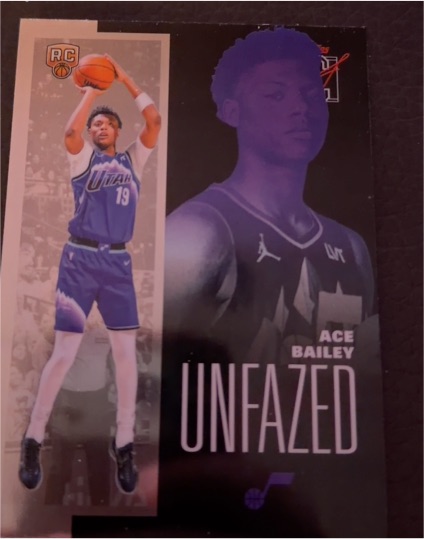 2026 Topps Signature Class Unfazed #FAZE-15 Ace Bailey — front