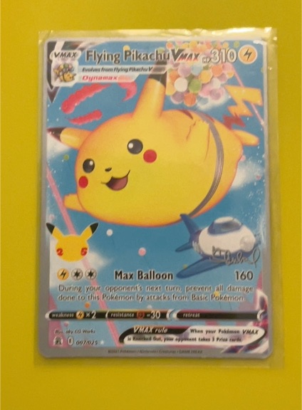 2021 Pokemon Celebrations #007 Flying Pikachu VMAX — front