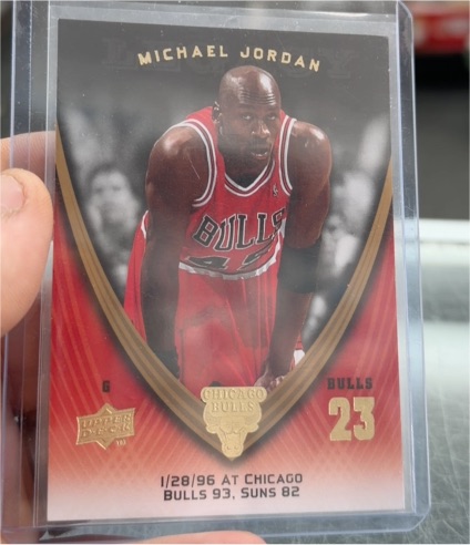 1996 Upper Deck Michael Jordan Chicago Bulls #N/A — front