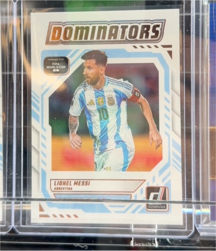 2025-26 Donruss Road to FIFA World Cup #3 Dominators Lionel Messi — front