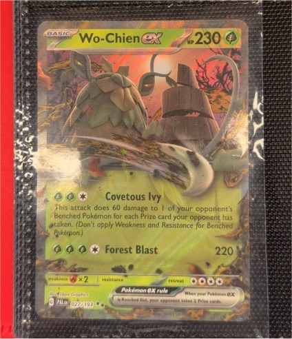 2023 Pokémon SV02: Paldea Evolved #027 Wo-Chien ex — front