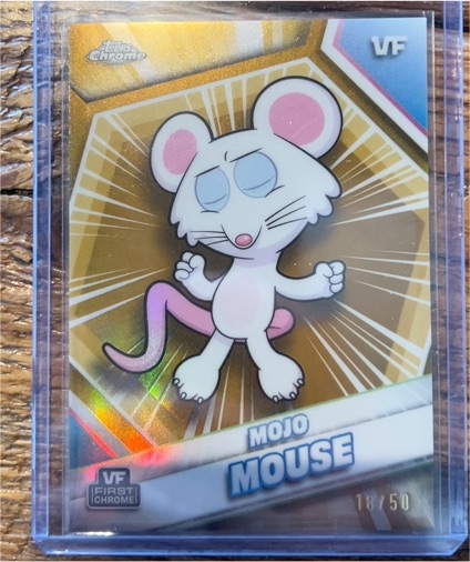 2026 Topps Chrome VeeFriends #123 Mojo Mouse — front