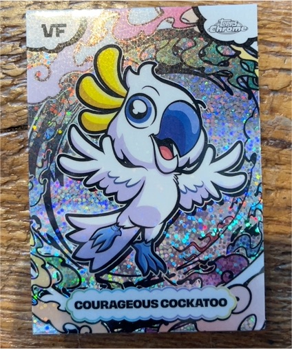 2026 Topps Chrome VeeFriends #59 Courageous Cockatoo — front
