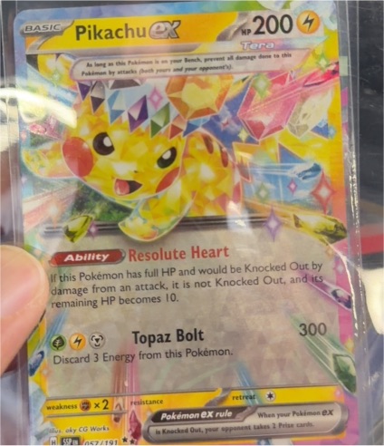 2023 Pokémon TCG Ascended Heroes #57 Pikachu ex — front