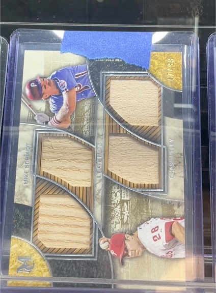 2025 Topps Museum Collection Dual-Player Quad Relic Mike Schmidt Chase Utley #DPQRL-SU — front