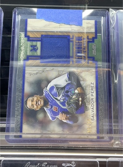2025 Topps Museum Collection Meaningful Material #MMR-SP Salvador Perez — front