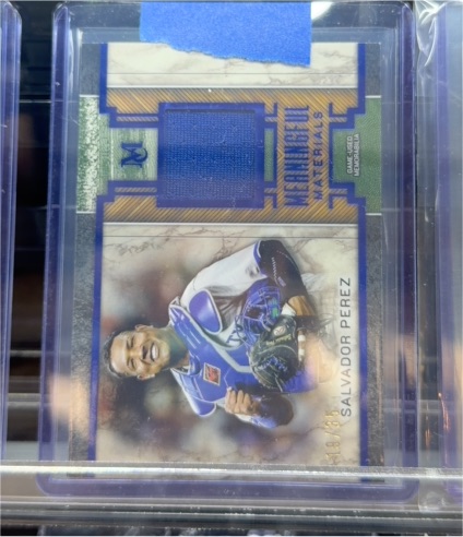 2025 Topps Museum Collection Meaningful Material #MMR-SP Salvador Perez — front