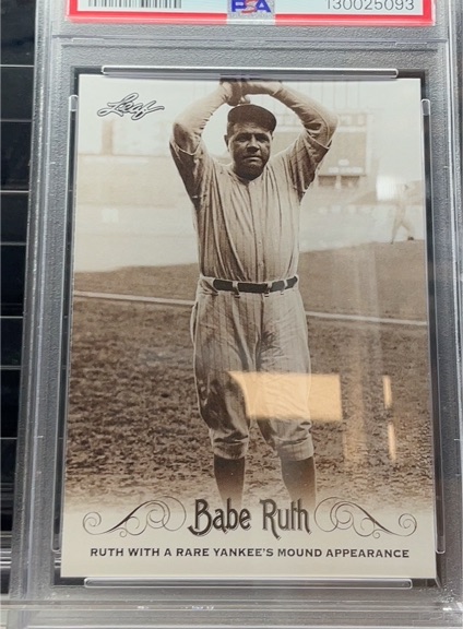 2016 Leaf Babe Ruth Collection #42 Babe Ruth — front
