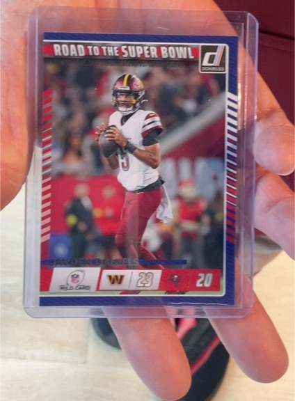 2025 Panini Donruss #5 Jayden Daniels Road to the Super Bowl Wild Card — front
