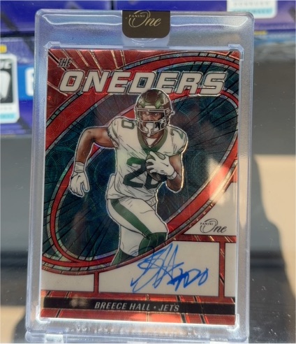 2023 Panini One #370 Breece Hall — front
