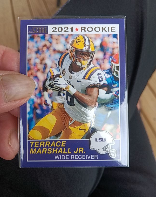 2021 Panini Chronicles Score Draft Picks #70 Terrace Marshall Jr. — front