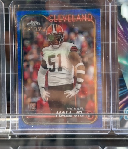 2024 Topps Chrome #268 Michael Hall Jr — front