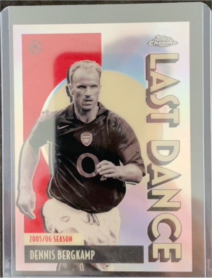 2025-26 Topps Chrome UCC Last Dance #LD-7 Dennis Bergkamp — front