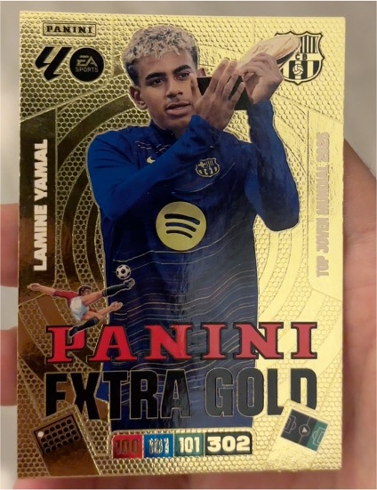 2024 Panini Adrenalyn XL Extra Gold Lamine Yamal FC Barcelona — front