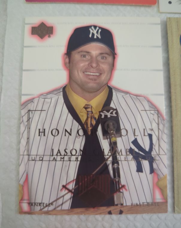 2002 Upper Deck Honor Roll #12 Jason Giambi — front